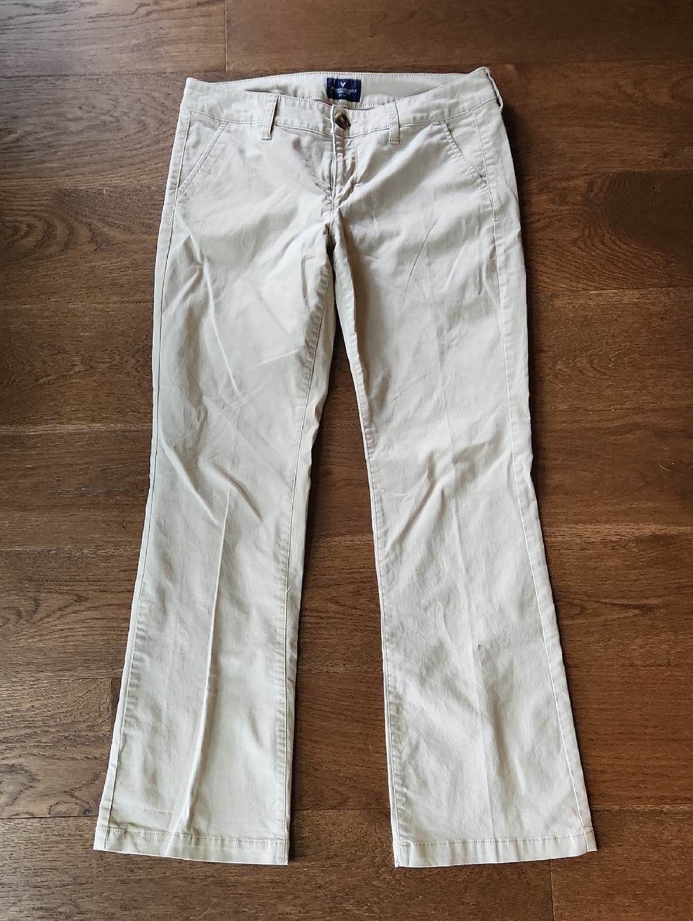 American Eagle Kick Boot Stretch Pants 10 Preppy Classic